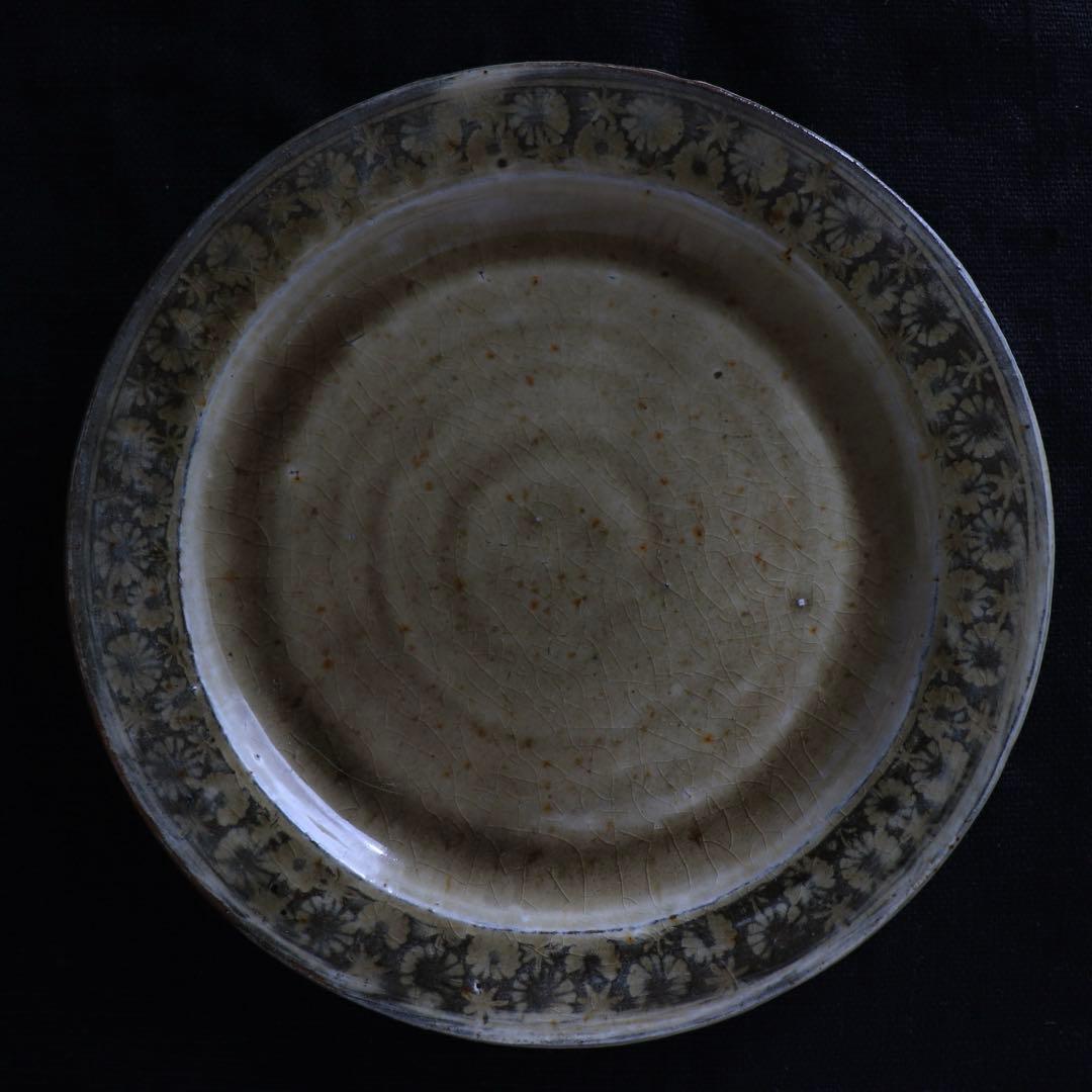 ☆川口武亮　小花印判押し　プレート　2枚セット