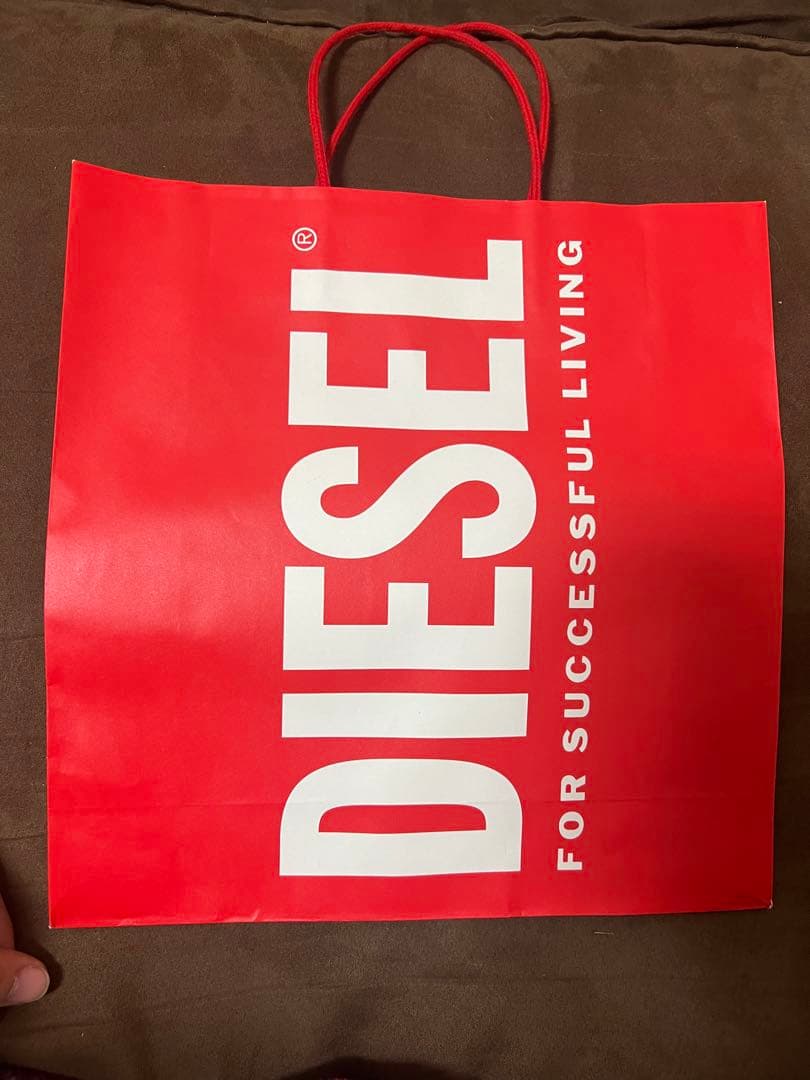 DIESEL 黒 合成皮革 ベルト　リバーシブル