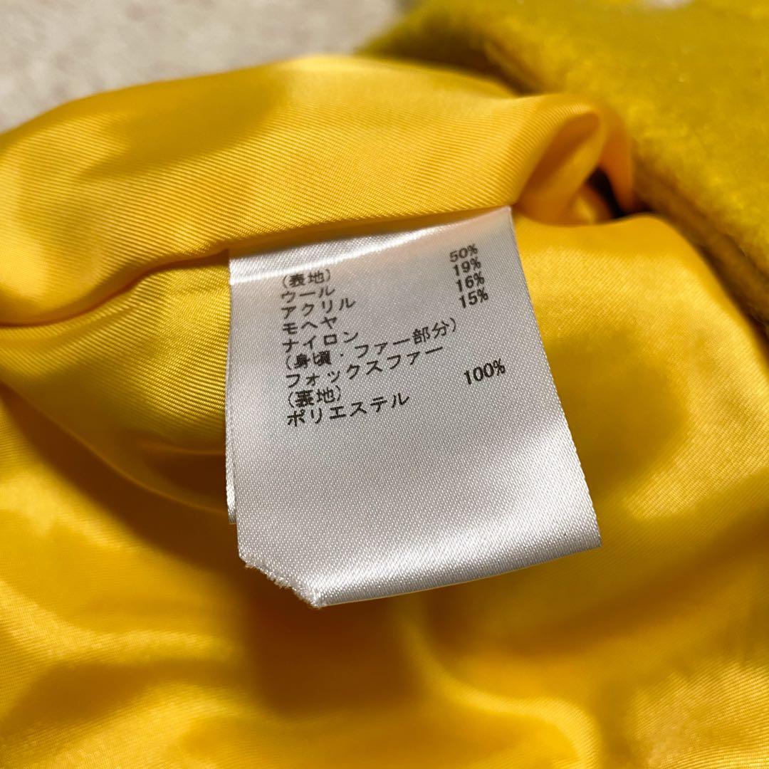 2way・美品✨ダイアグラム　シャギーショートPジャケット　ウール　フォックス