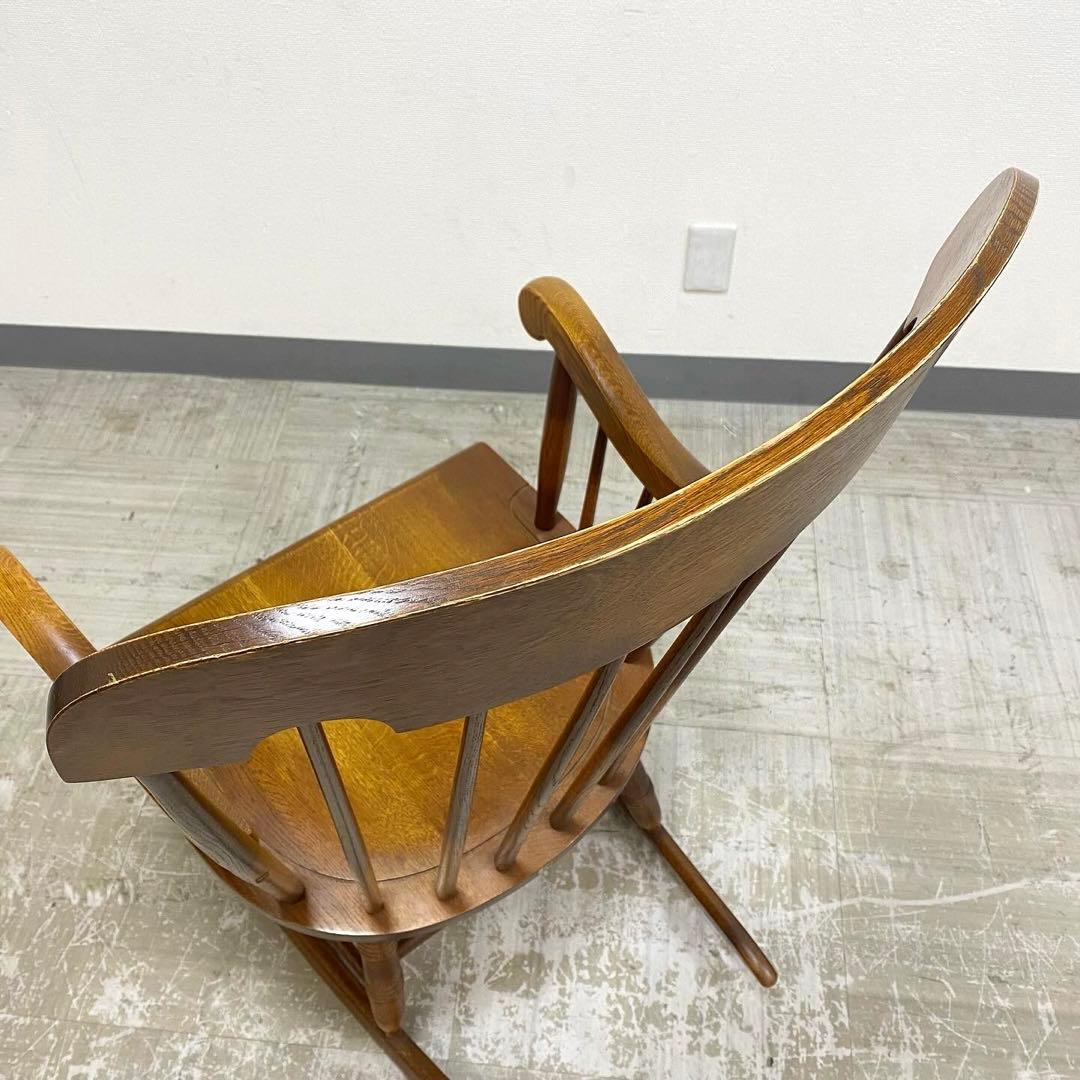 HIDA 飛騨産業 穂高 キツツキ ロッキングチェア 1人掛けチェア 椅子 2