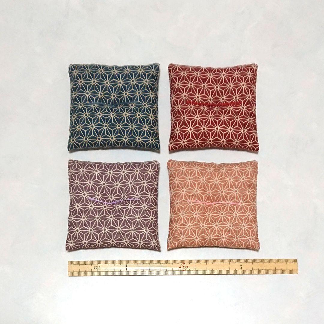 ★オーダーページ★ ミニ座布団「麻の葉(柄小)」置物用 ハンドメイド ミニチュア