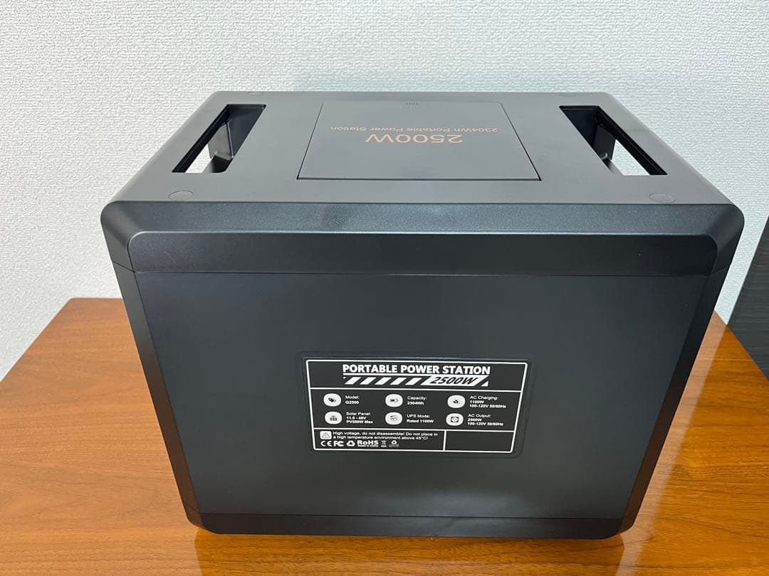 【未使用品】Greenery G2500 2500W ポータブル電源