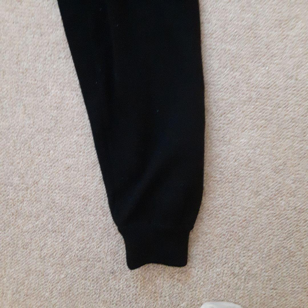 pelleqブラックニットサロペット