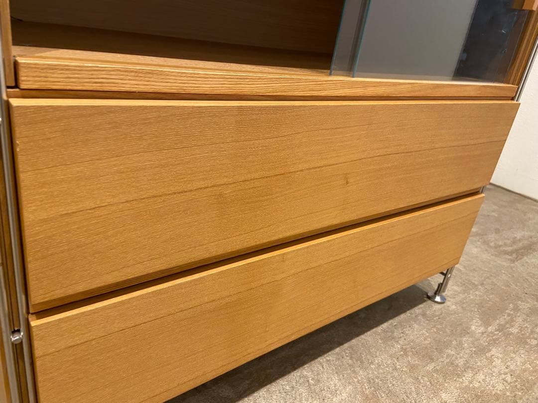 ⭐️美品⭐️オプション２個付⭐️無印良品⭐️ステンレスユニットシェルフ ワイド小