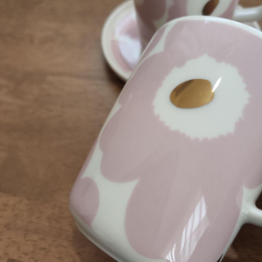 marimekko　ウニッコ　ピンク×ゴールド