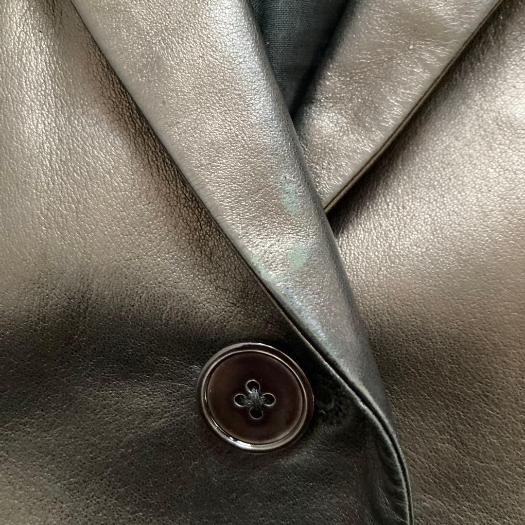 最終値下げ！JIL SANDER ブラックレザー ジャケット