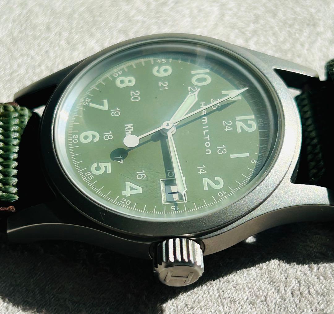 HAMILTON Khaki カーキ 6359 クォーツ ボーイズサイズ