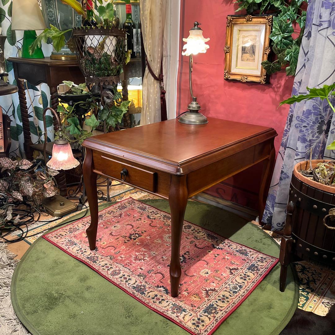 ヴィンテージ マルニ 地中海　リビングテーブル　サイドテーブル　引き出し付き