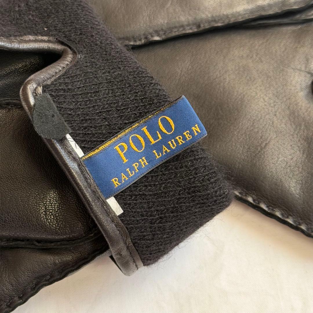 小物 polo ralph lauren leather glove