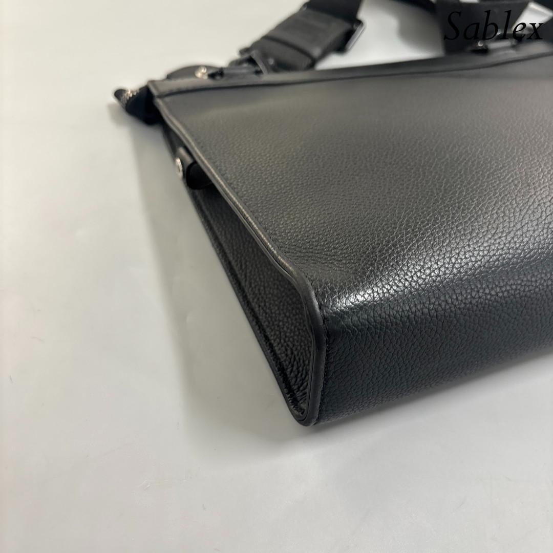 極美品/IC ルイヴィトン M59329 メッセンジャー ブラック アエログラム