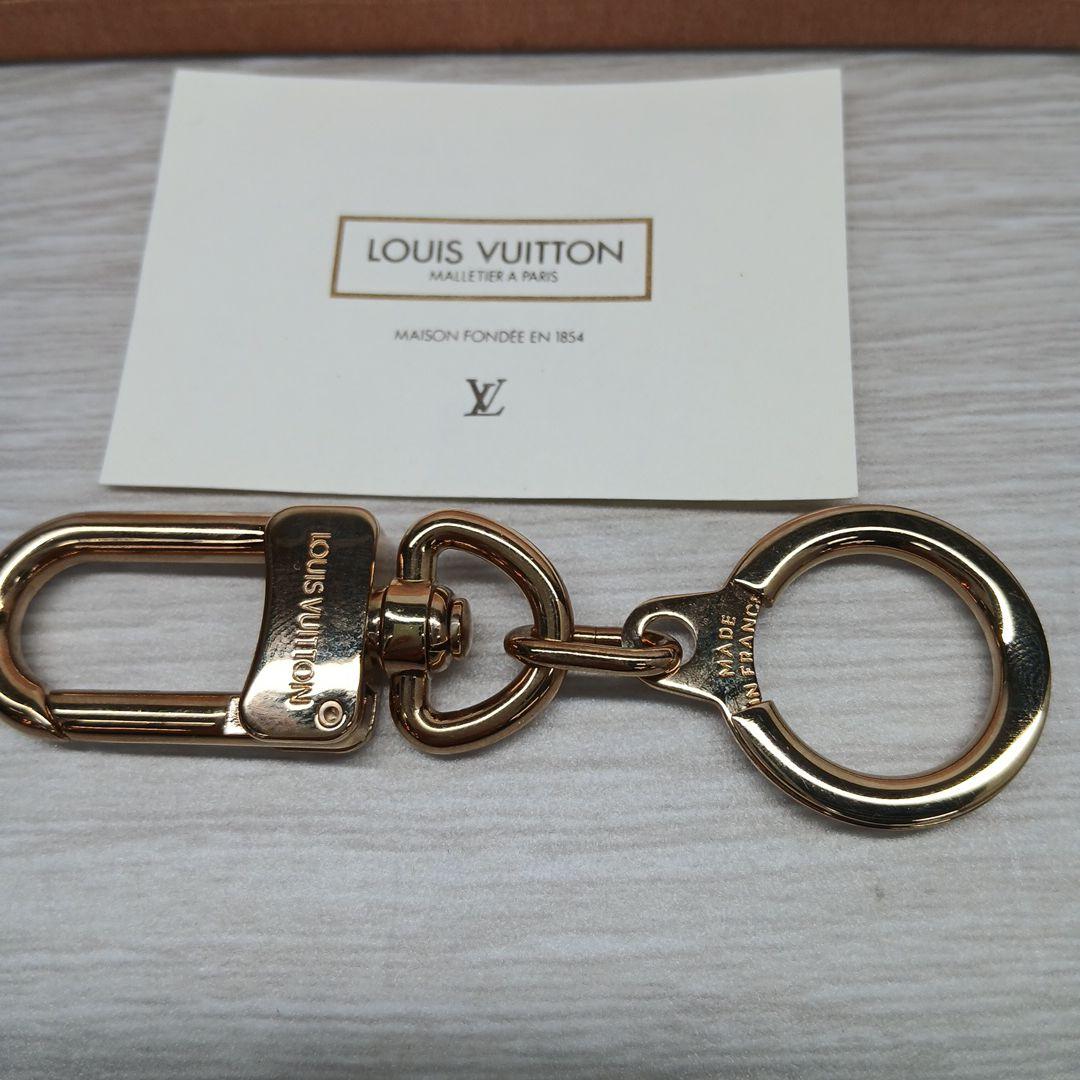 LOUIS VUITTON ゴールドカラビナキーホルダー　美品