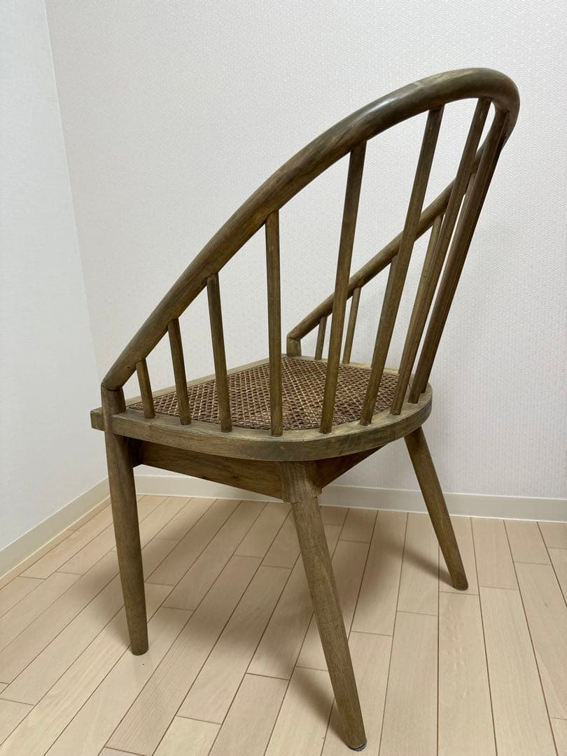 ジャーナルスタンダード　ラタン編み チェア ライトブラウン