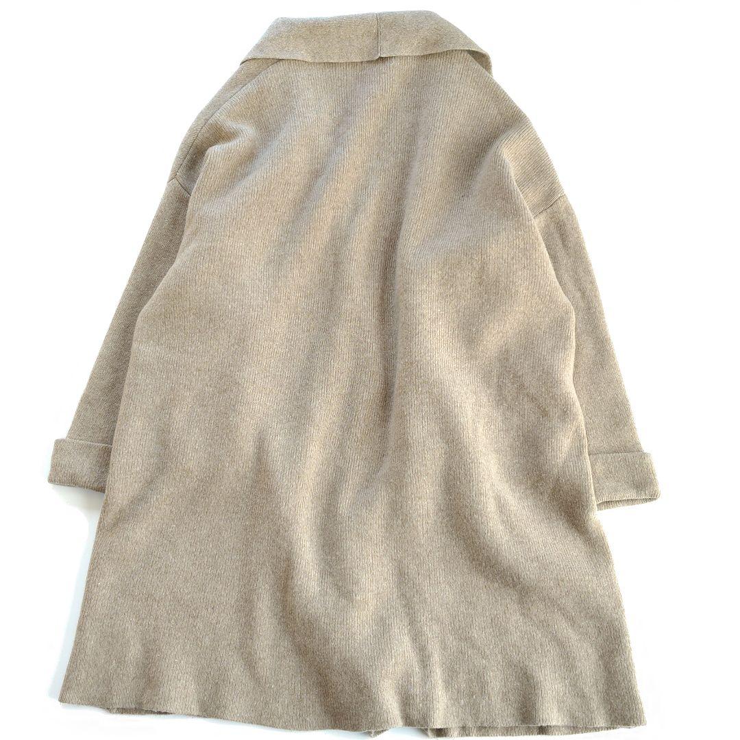 IENA イエナ ウールカシミヤニットガウンコート ベージュ フリーサイズ