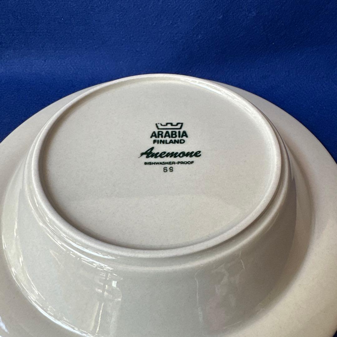 ☆未使用☆ アラビアARABIA アネモネ 深皿 4枚セット