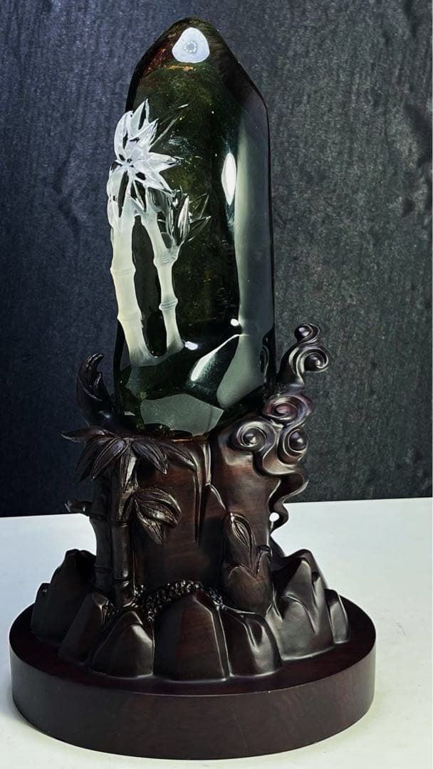 ⭐︎【天然】グリーン ガーデン クォーツ 置物 743g