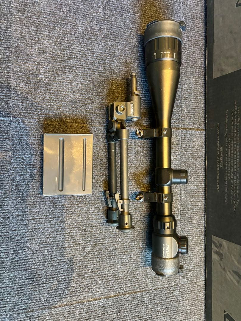 東京マルイ　L96 AWS エアコッキングライフル 付属品色々