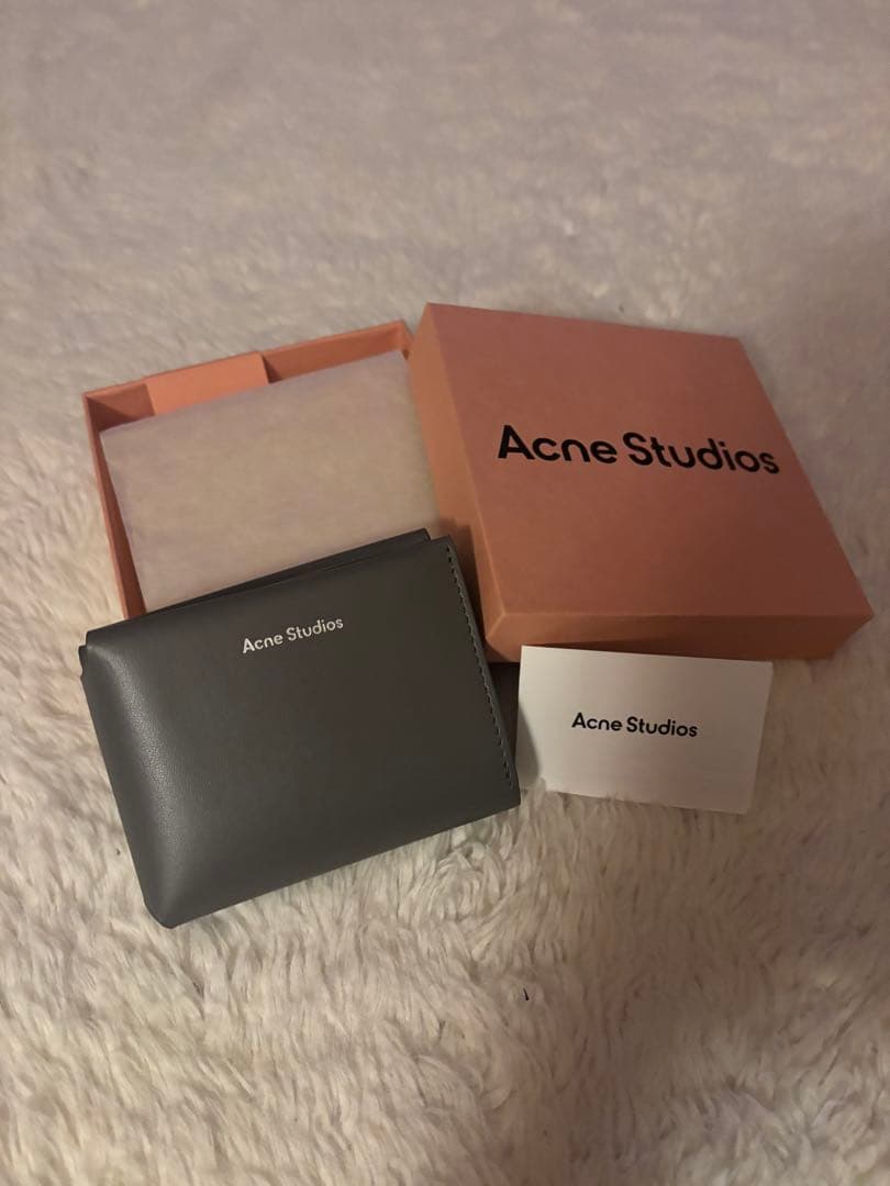 Acne Studios 三つ折り財布 グレー