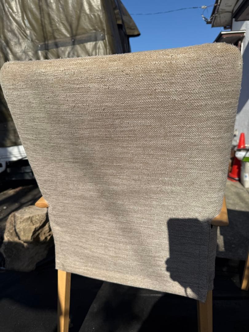 ニトリ Nコレクション C-10 ダイニングチェア 肘付き 2脚セット 引取限定