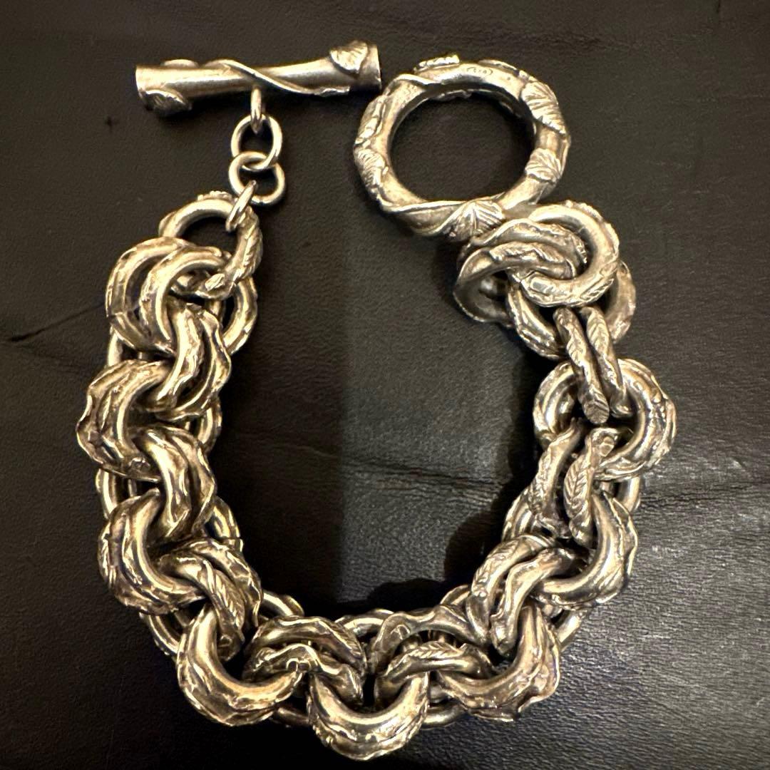 Ugo Cacciatori シルバーブレスレッド　ウーゴカッチャチャトーリ