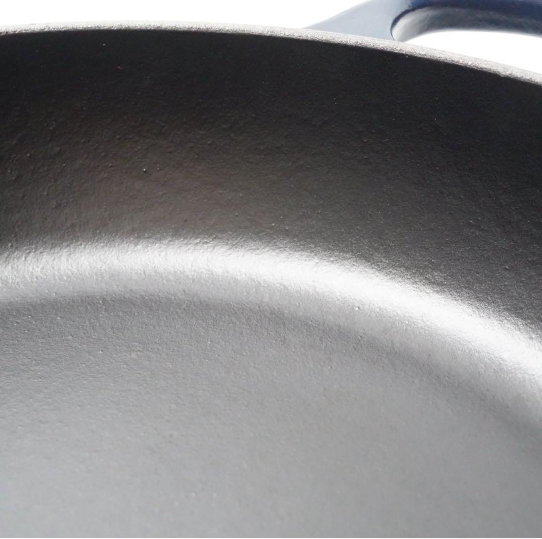 【美品】LE CREUSET　ビュッフェキャセロール　　ネイビー　26cm