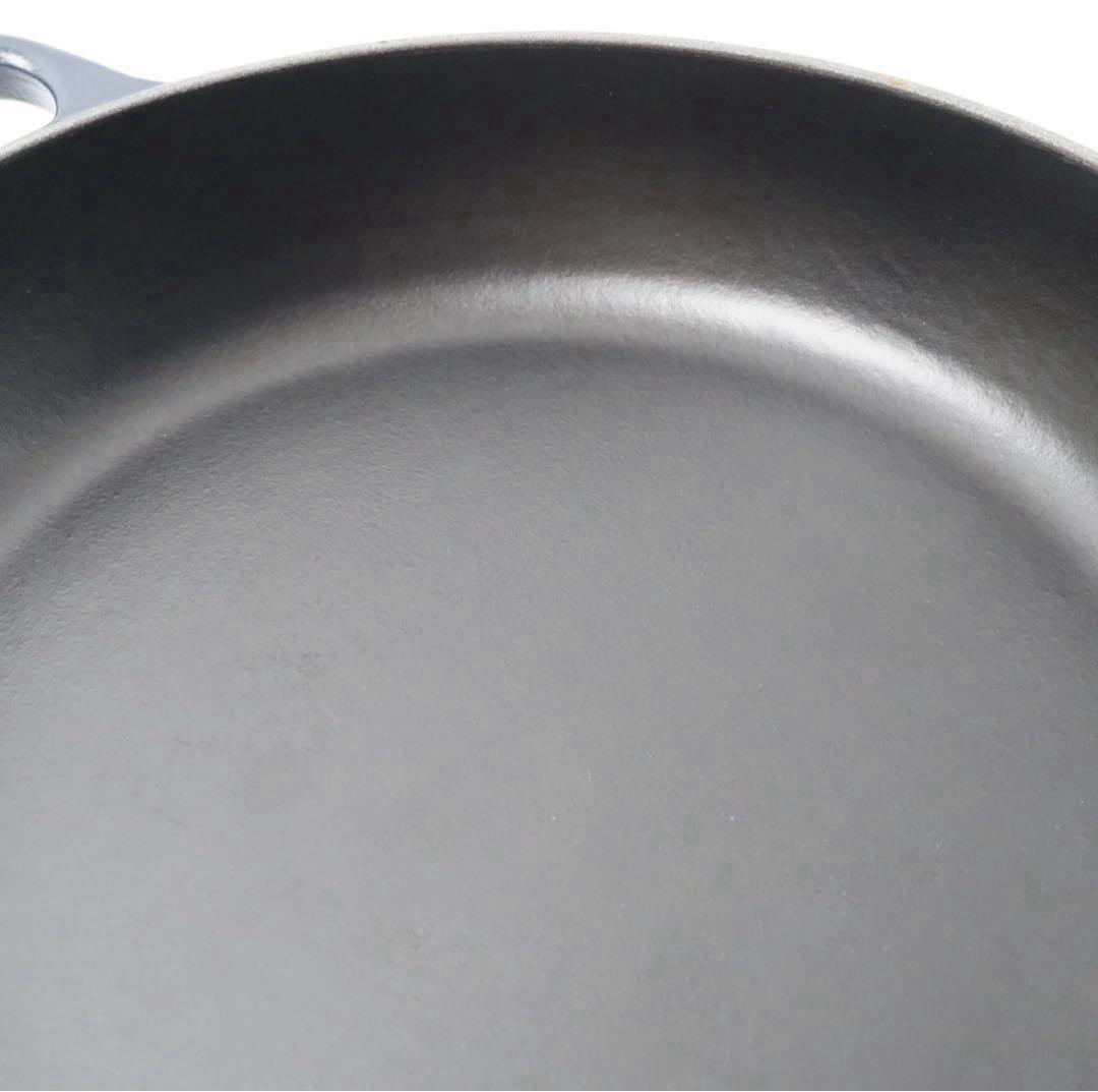 【美品】LE CREUSET　ビュッフェキャセロール　　ネイビー　26cm