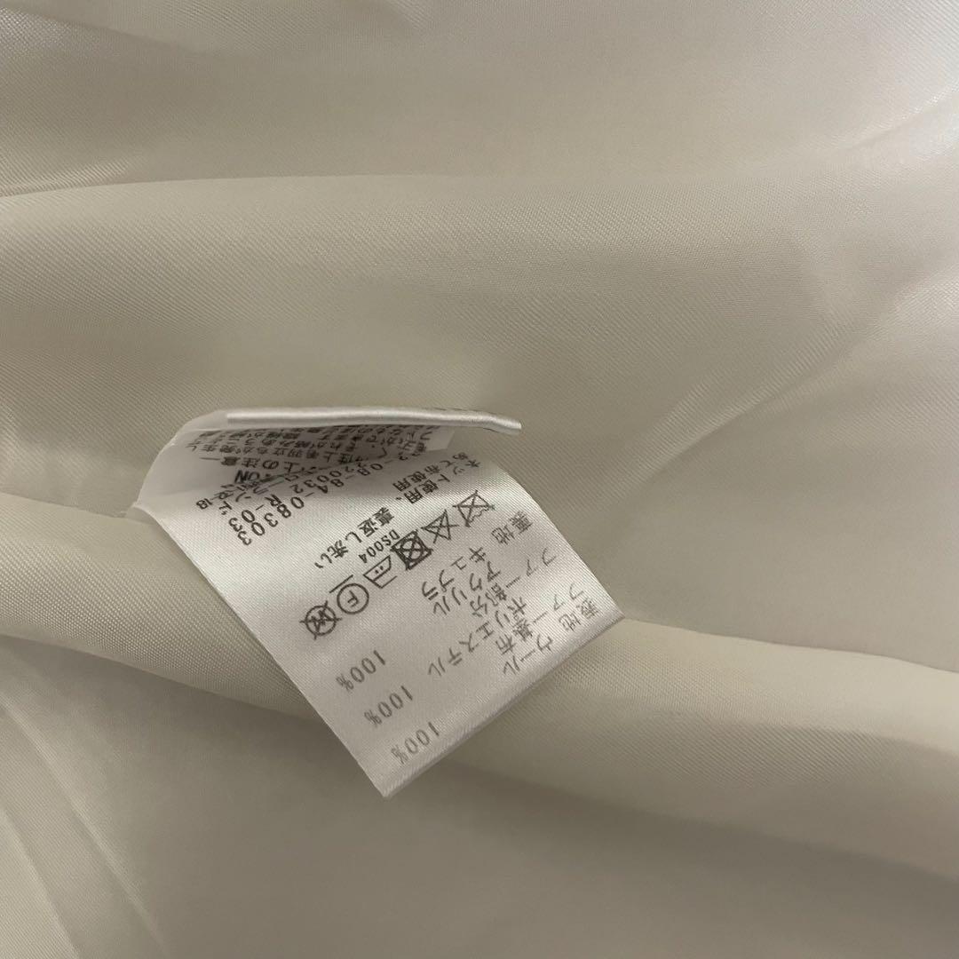 きり⭐️美品定価69120円デプレ ロングコート サイズ36 アイボリー