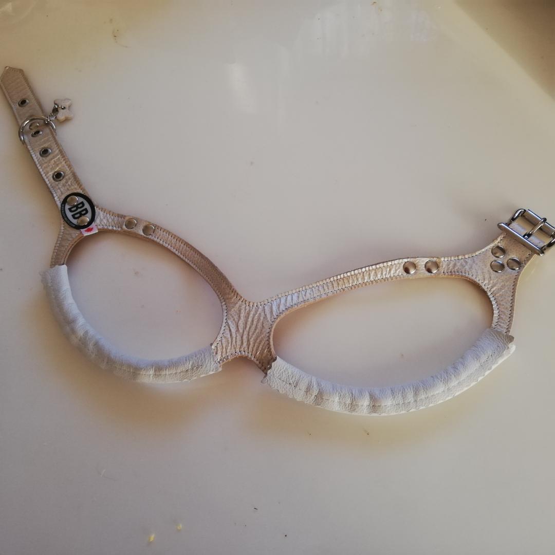 バディーベルト パールホワイト　保護ライナー付　6号