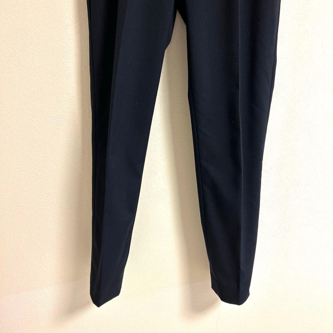 上下セットicb ノーカラージャケット　テーパードパンツ サイズ0 ネイビー