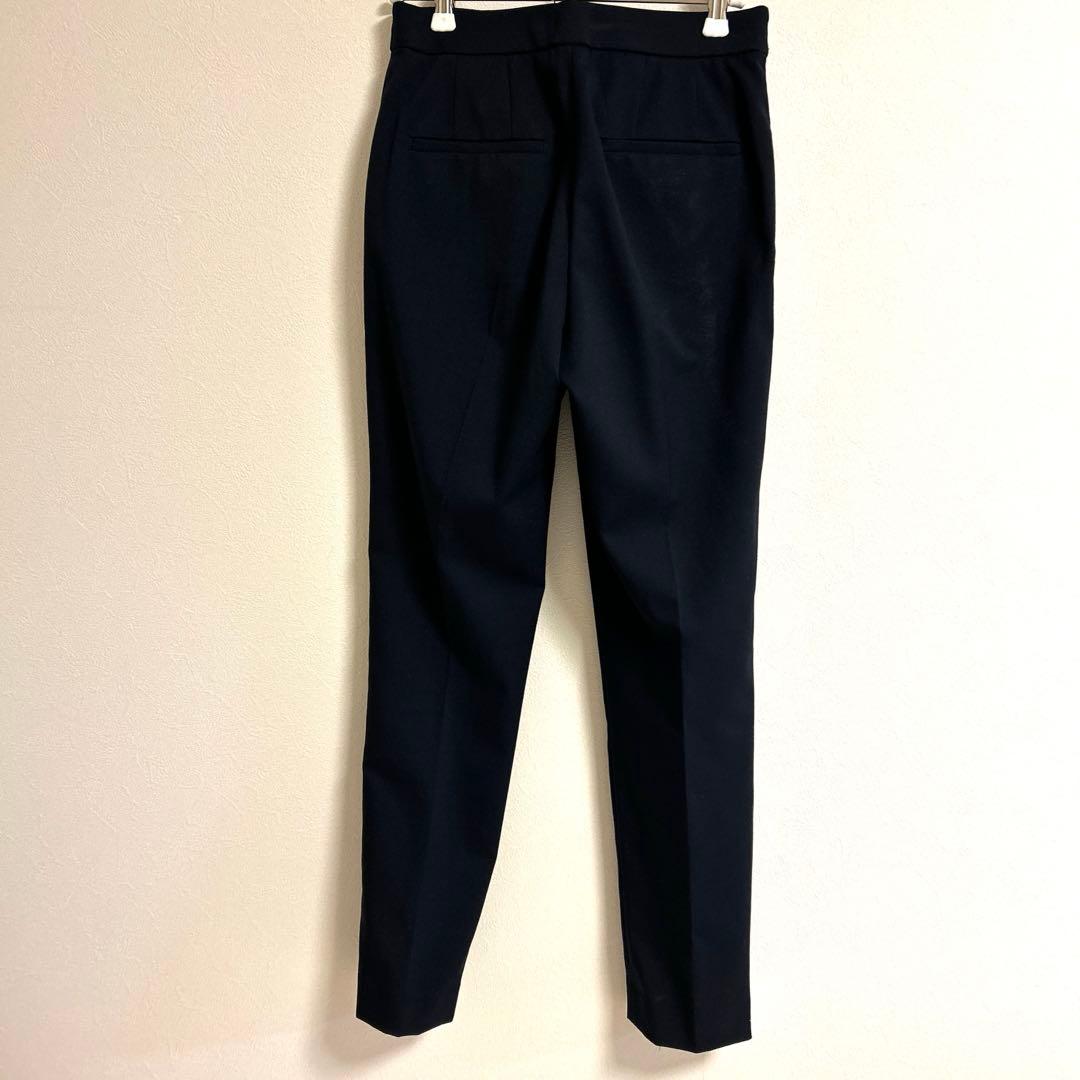 上下セットicb ノーカラージャケット　テーパードパンツ サイズ0 ネイビー
