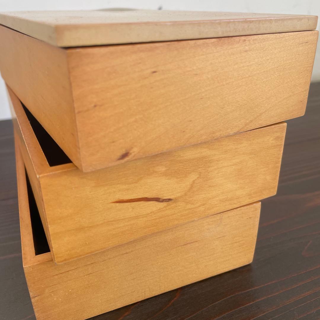 北欧デザイン・3段スライドトレイ