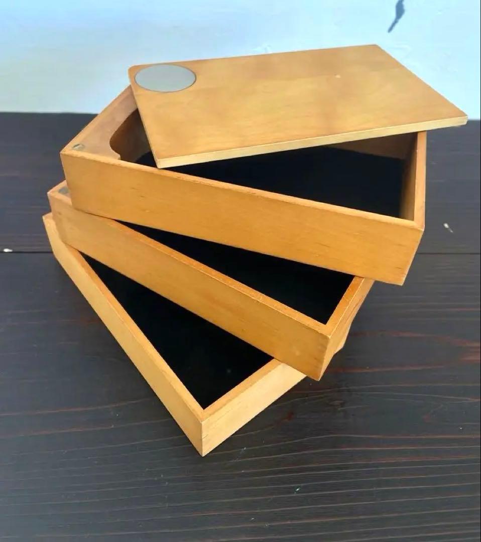 北欧デザイン・3段スライドトレイ