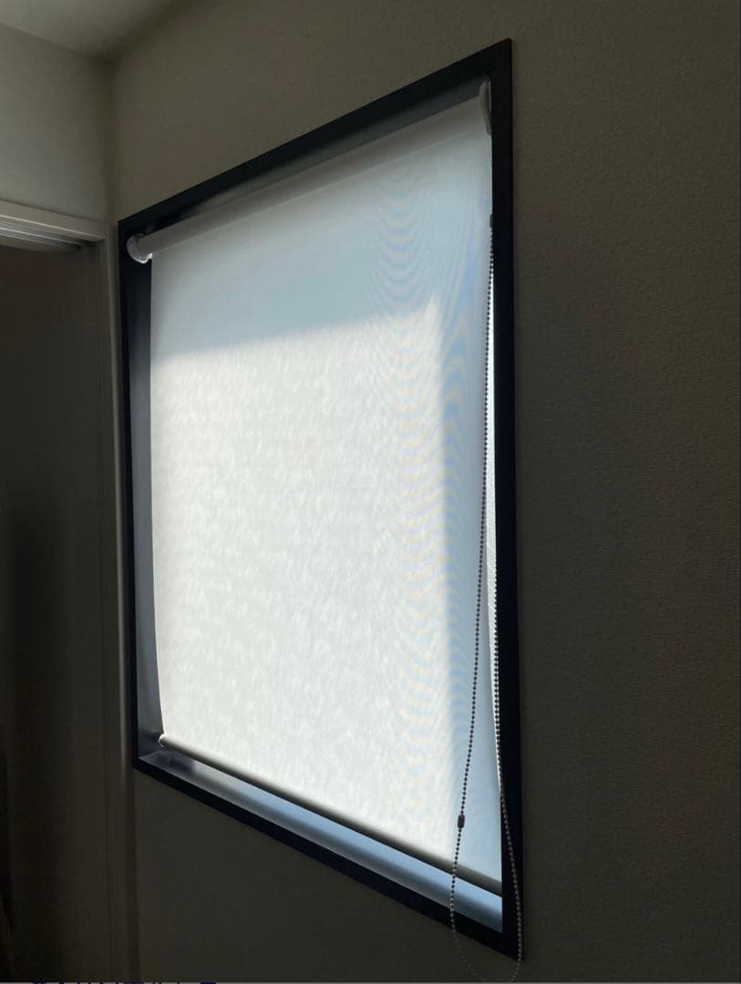 ロールスクリーン　チェーン式　彩光　ホワイト