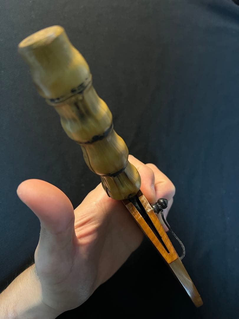 手作り文化包丁（竹柄）