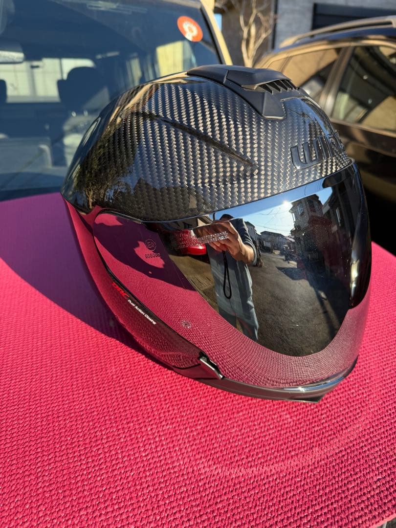 WINS A FORCE RS JET カーボンXL フェイスガード付き　中古