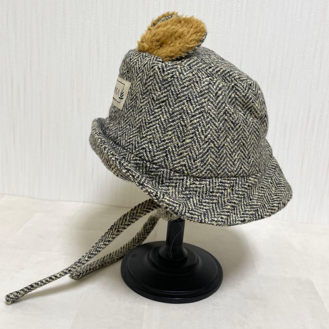 新品未使用 タグ付き ASH アッシュ ショムカ ベアーハット 54