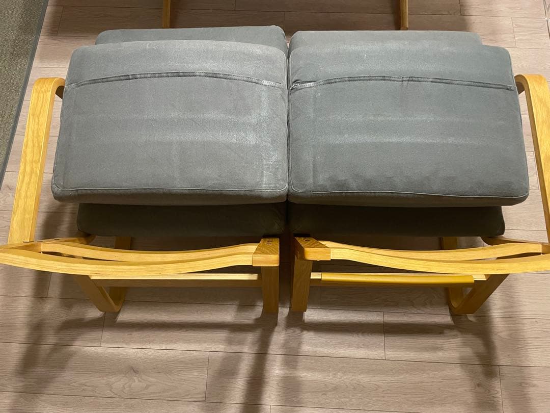 【美品】『手渡限定』無印テーブル&チェアセット