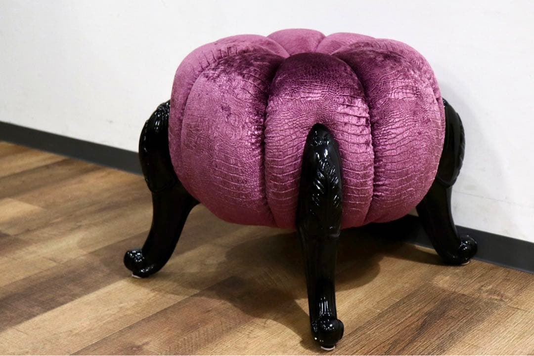 GMHH489F○パンプキンスツール アンティーク調