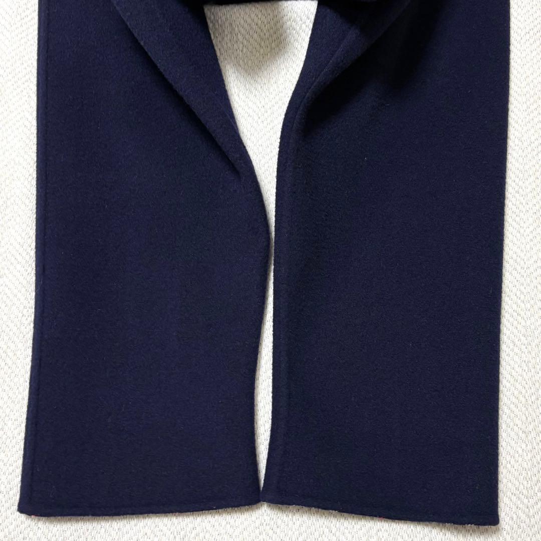 極美品 BURBERRY バーバリー 金ボタン カシミヤ混 ノバチェック コート