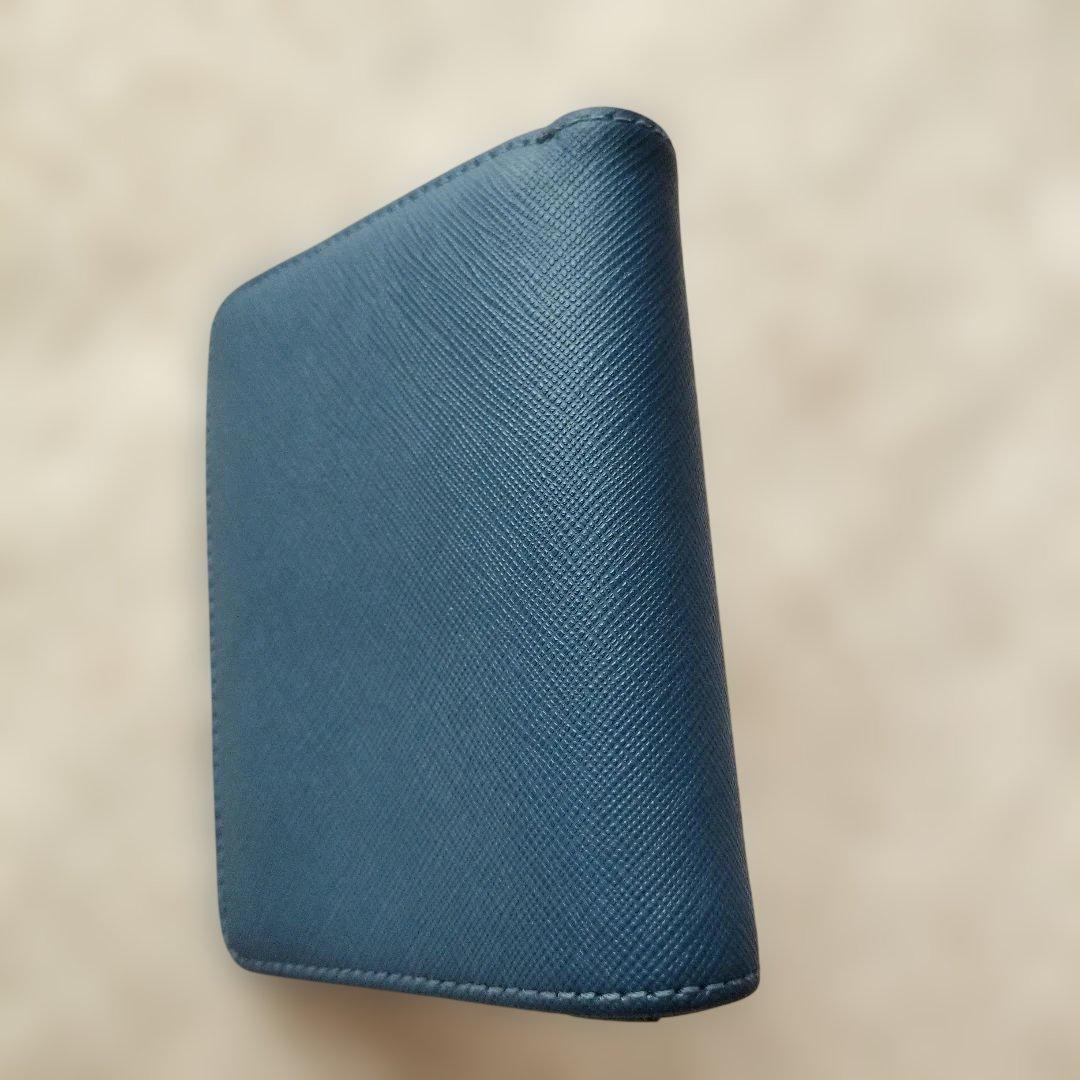 正規品 ヴィヴィアンウエストウッド オーブ 二つ折り財布 ネイビー 美品