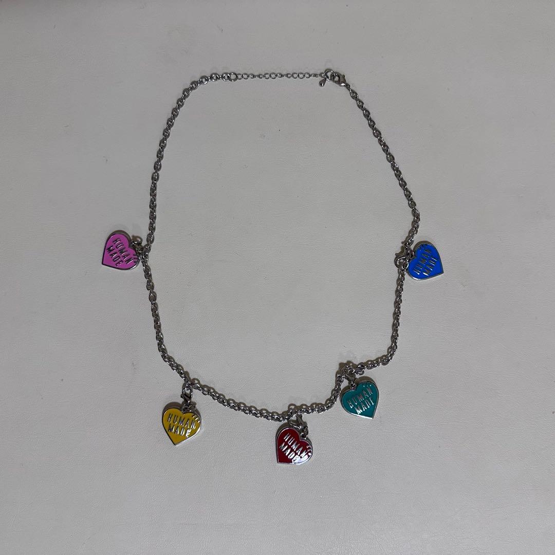 【HUMAN MADE】FIVE HEART NECKLACE Silver