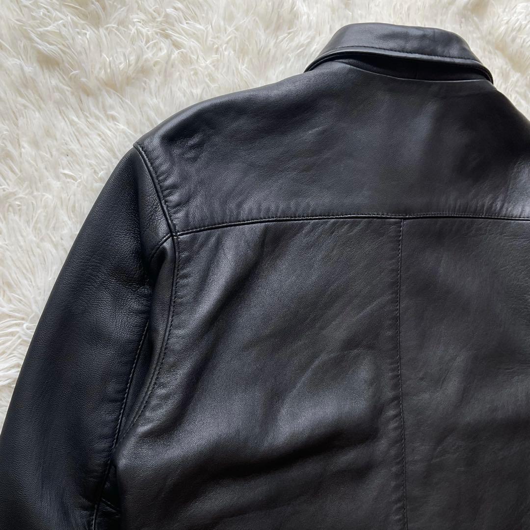 未使用✨ MR.OLIVE アンティーク ヘアーシープ レザー　A-2 L 黒