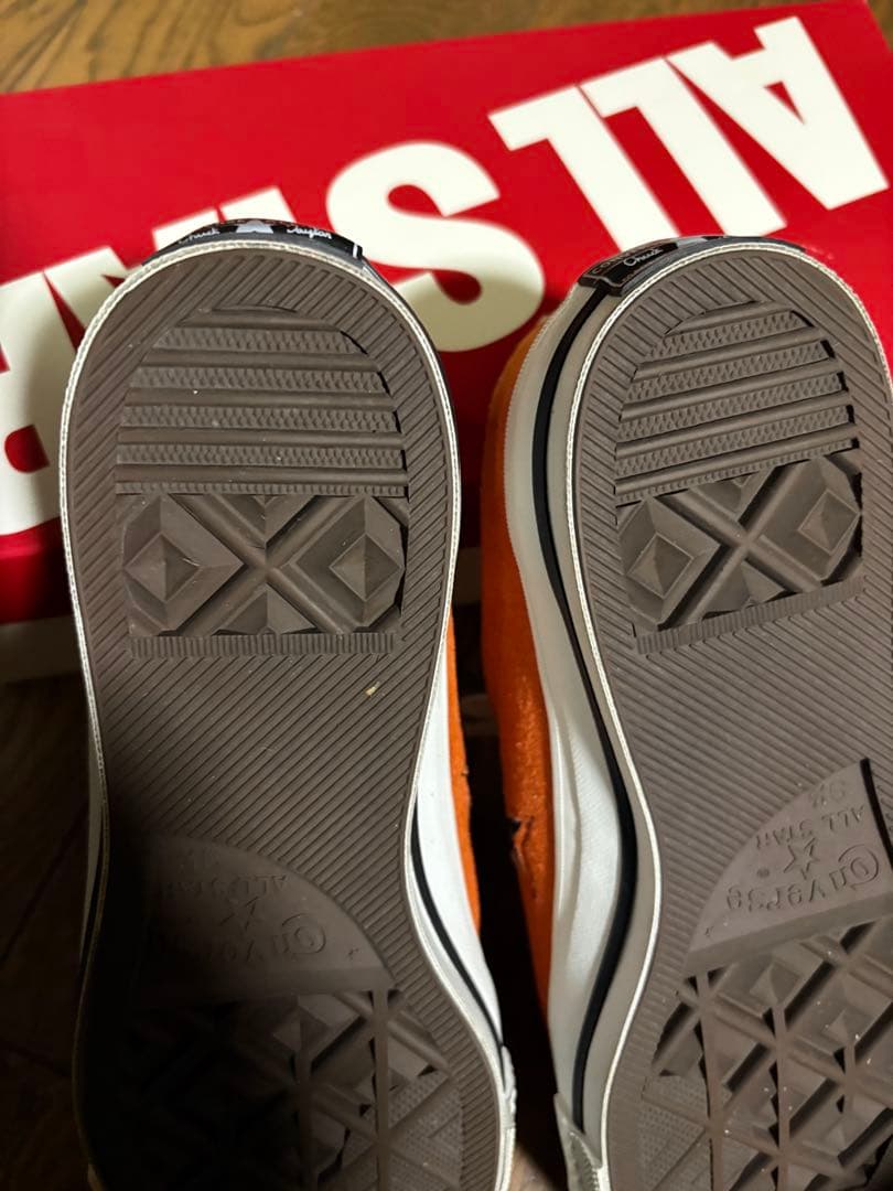 靴 CONVERSE TimeLine ONE STAR J VTG ORANGE