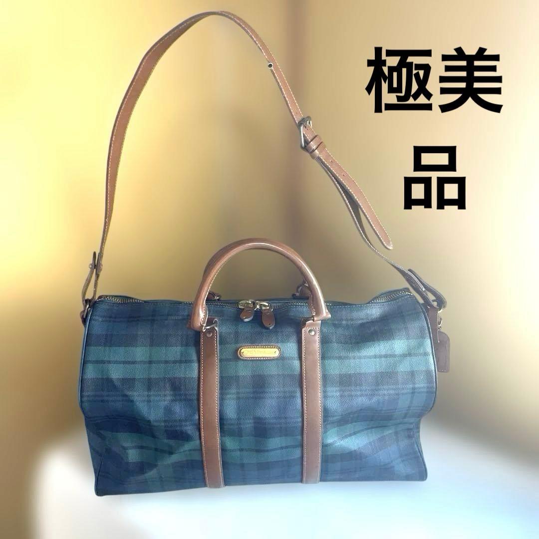 【美品】ポロラルフローレン2way ボストンバッグショルダー大容量PVC