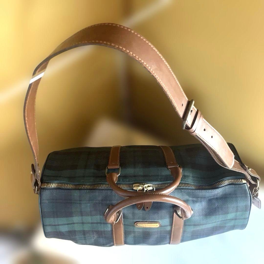 【美品】ポロラルフローレン2way ボストンバッグショルダー大容量PVC