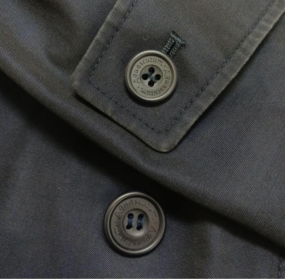 アクアスキュータム ロンドン ステンカラーコート ライナー付き 38