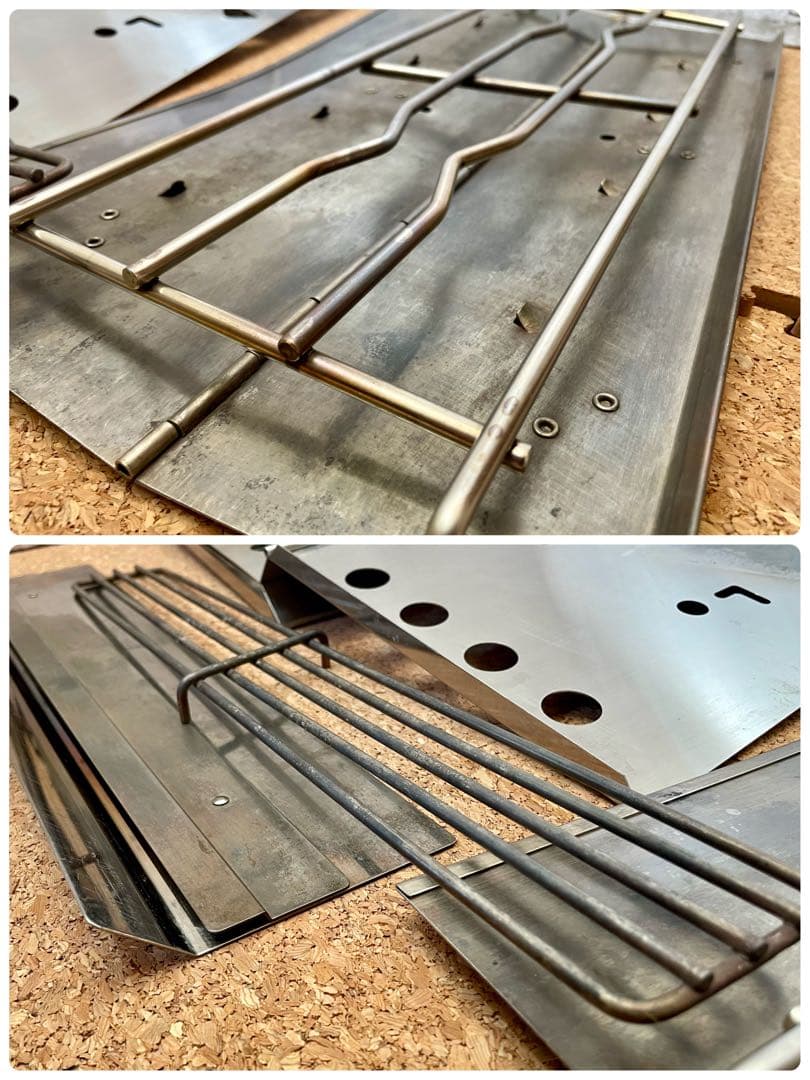 UNIFLAME 焚き火台 薪グリルと(別売)薪グリルロストルウォール セット