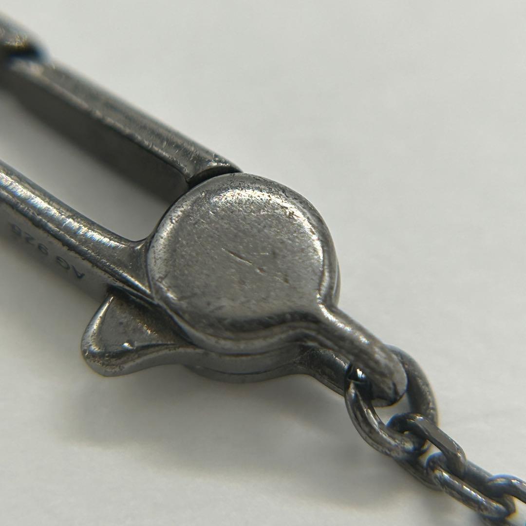 グッチ GUCCI カットアウトG クロス ネックレス ブラックコーティング