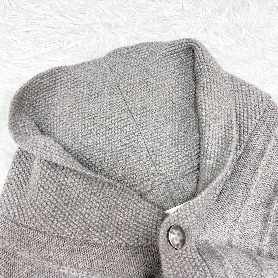 極美品 本人期 マルタンマルジェラ ショールカラーカーディガン コンチョボタン