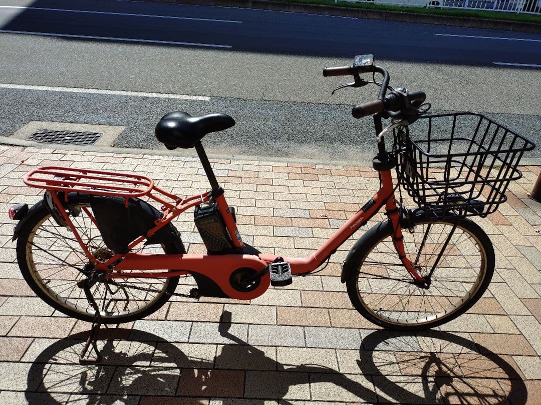 ●パナソニック・電動アシスト自転車・ギュット・２２インチ・オレンジ