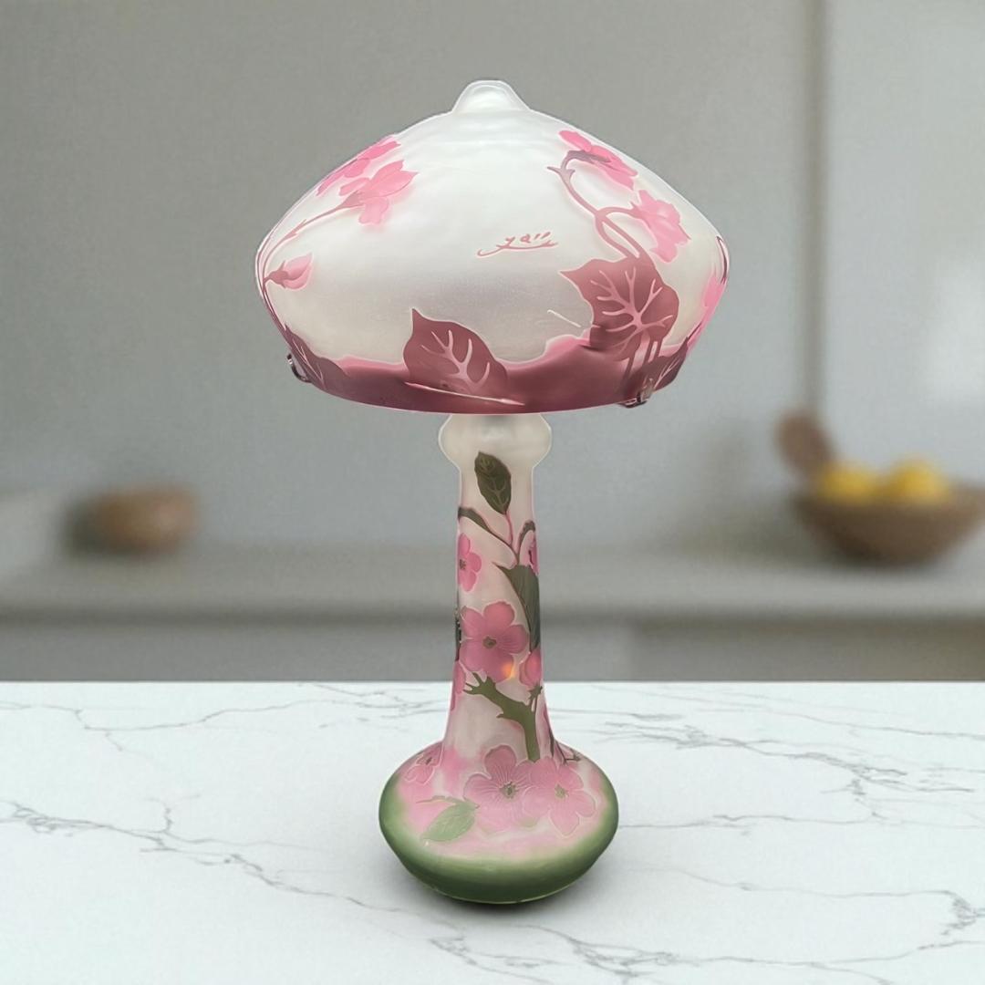 フォロー割　ガレ風　テーブルランプ　フロアランプ　アンティーク調　高さ49cm